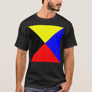 Zulu International Maritime Signal Flag T-Shirt