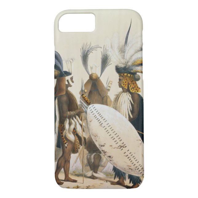 Zulu Soldiers of King Panda's Army, plate 20 from Case-Mate iPhone Case (Back)