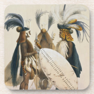 Zulu Soldiers of King Panda's Army, plate 20 from Coaster