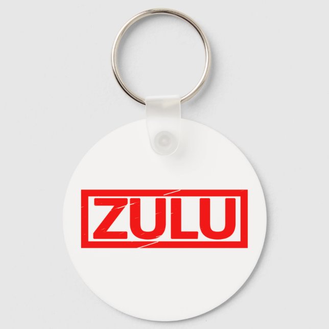 Zulu Stamp Key Ring (Front)