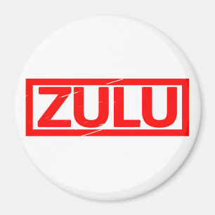 Zulu Stamp Magnet