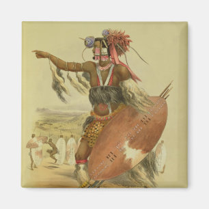 Zulu warrior, Utimuni, nephew of Chaka the late Zu Magnet