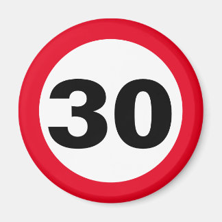 zum Geburtstag 30 Magnet