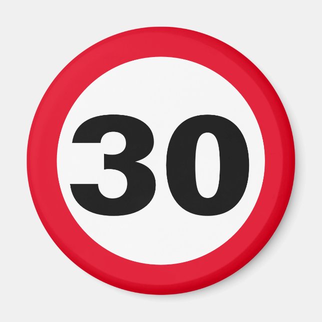 zum Geburtstag 30 Magnet (Front)