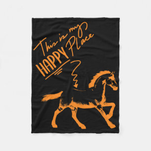 Zum Reiten Geboren Horses Girl Rider Horse Gift  Fleece Blanket