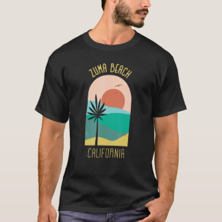 Zuma Beach California  Boho Vintage Vacation Souve T-Shirt