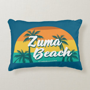 Zuma Beach California Decorative Cushion