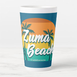 Zuma Beach California Latte Mug