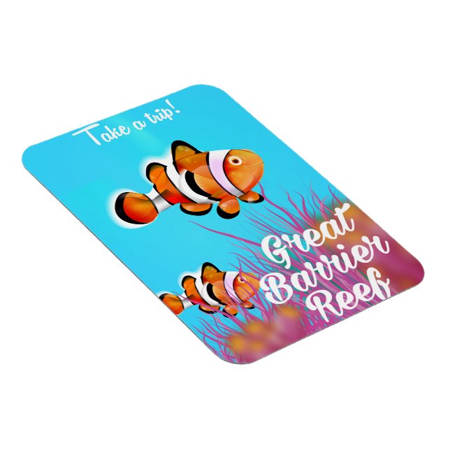 Zuma Beach LA Rail beach poster Magnet (Right Side)