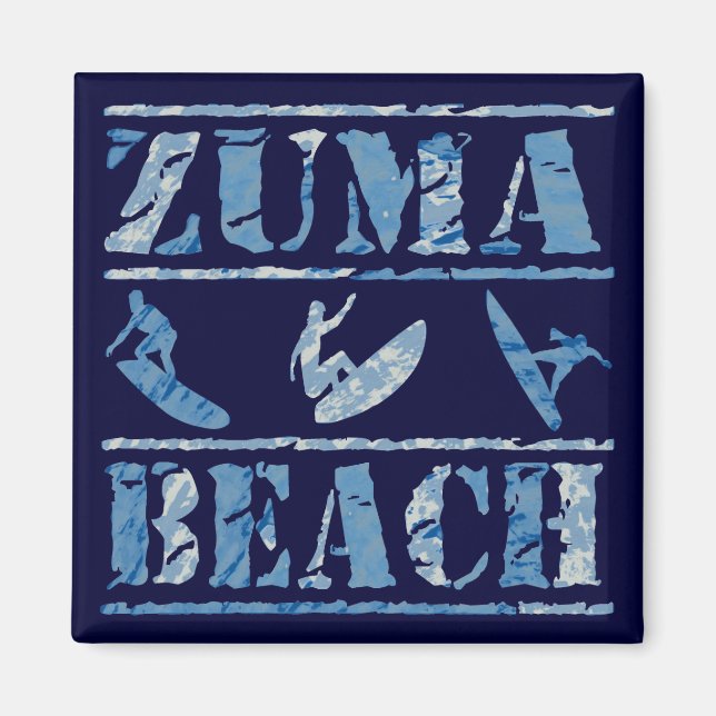 Zuma Beach Magnet (Front)