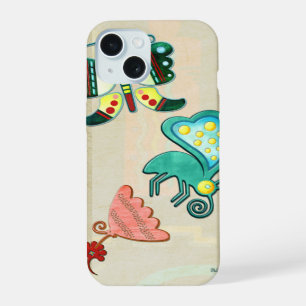 Zuni Butterfly 2 Folk Art iPhone 15 Case