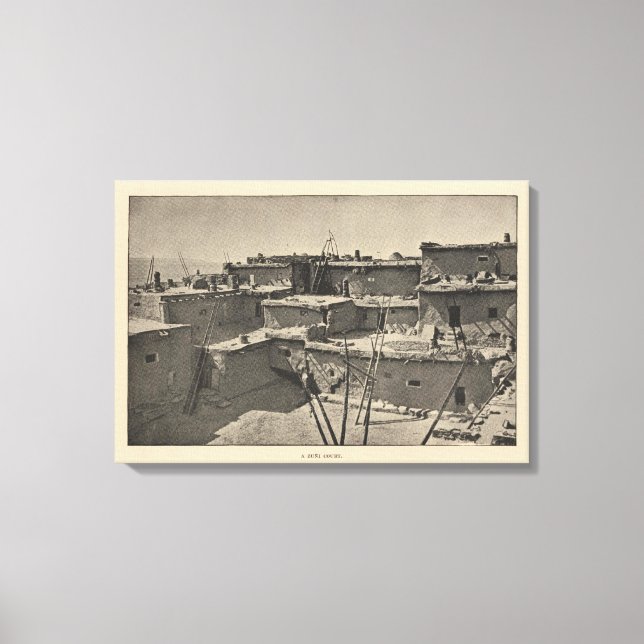 Zuni court canvas print (Front)