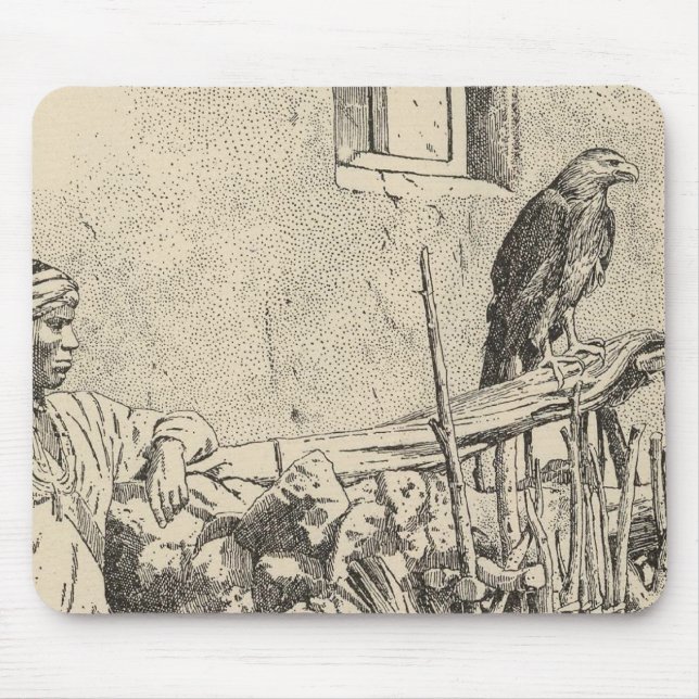 Zuni eagle cage mouse mat (Front)