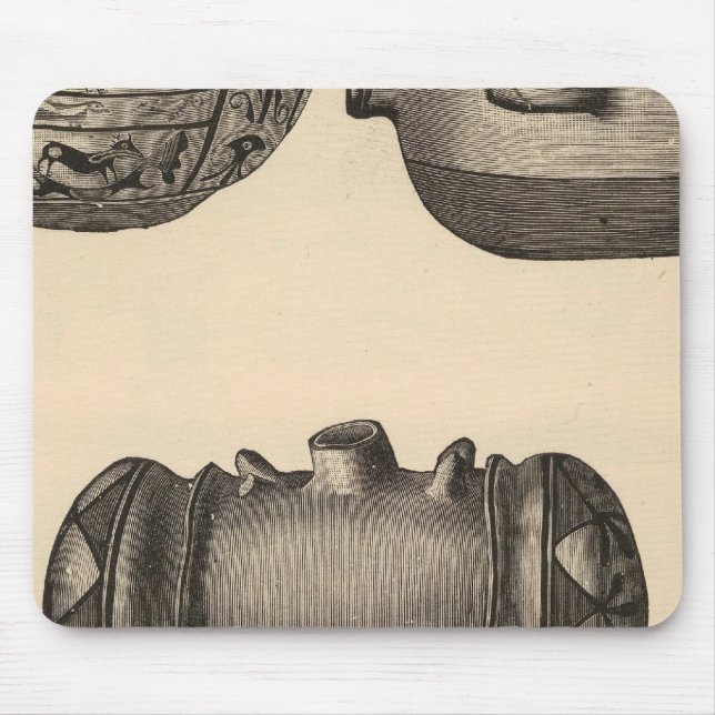 Zuni pottery mouse mat (Front)