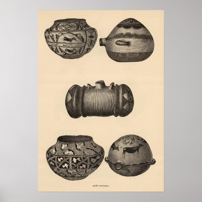 Zuni pottery poster (Front)