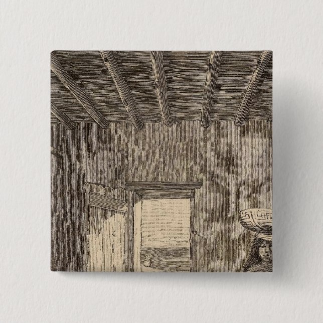 Zuni room 15 cm square badge (Front)