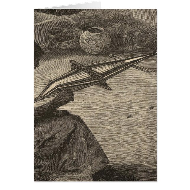 Zuni woman weaving belt (Front)