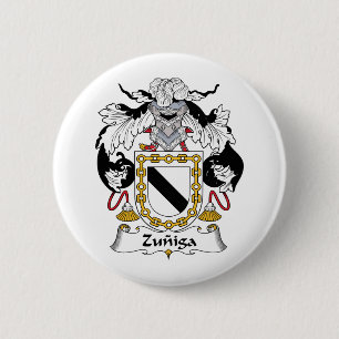 Zuniga Family Crest 6 Cm Round Badge