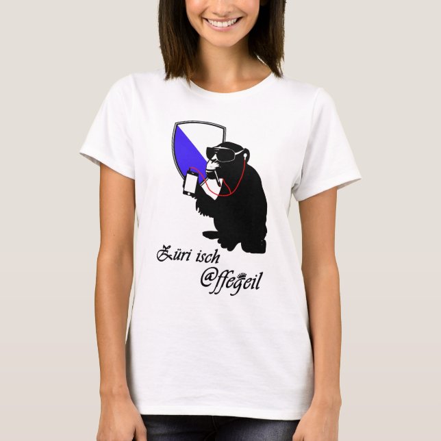 Züri affegeil T-Shirt (Front)