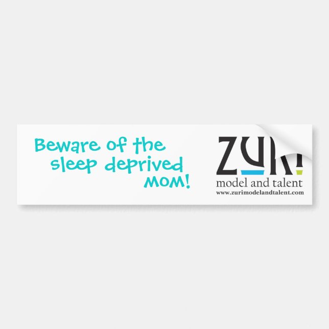 Zuri Mum Bumper Sticker (Front)