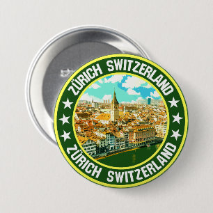 Zürich 7.5 cm round badge