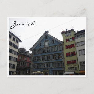 zurich architecture postcard