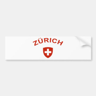 Zurich Bumper Sticker