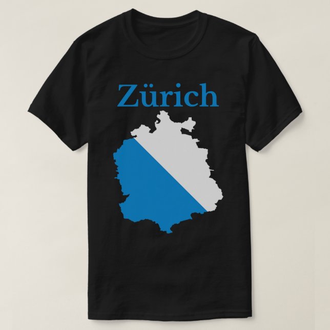 Zurich Canton Switzerland T-Shirt (Design Front)