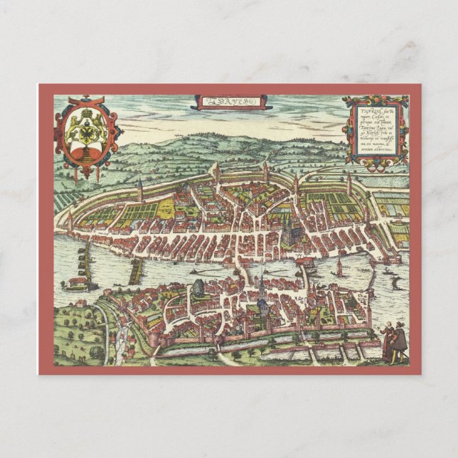 Zurich in the 16th century postcard (Front)