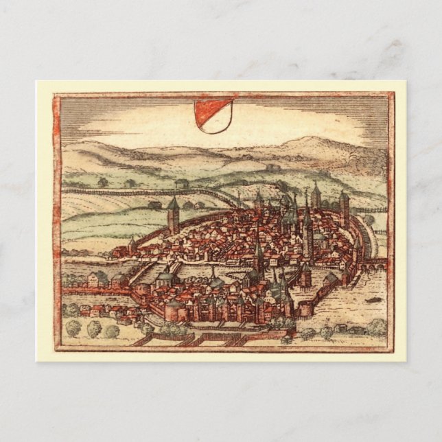 Zurich in the 16th century postcard (Front)