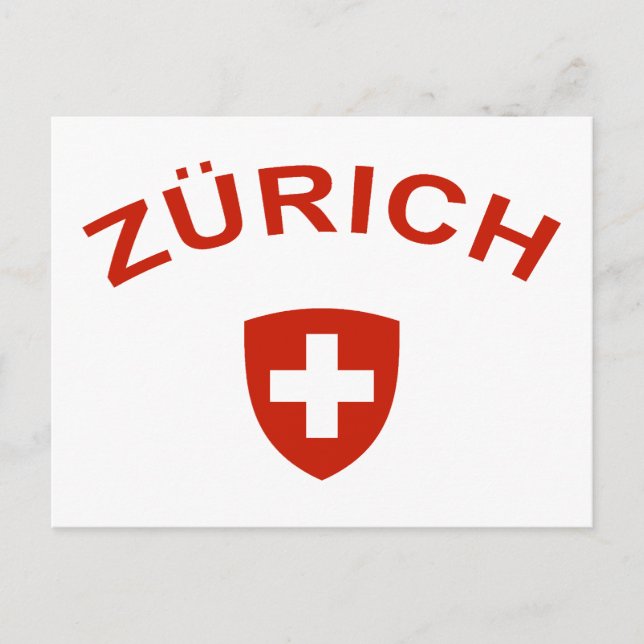 Zurich Postcard (Front)