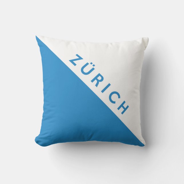 Zurich province Switzerland swiss flag region Cushion (Front)