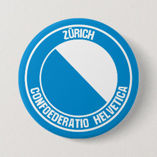 Zürich Round Emblem 7.5 Cm Round Badge