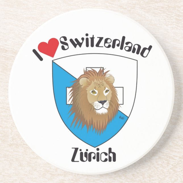 Zürich Schweiz Bierdeckel Coaster (Front)