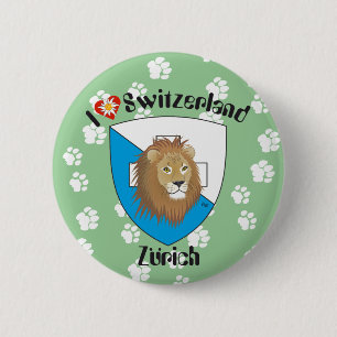Zürich Schweiz Switzerland Button