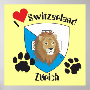 Zürich Schweiz Switzerland Poster