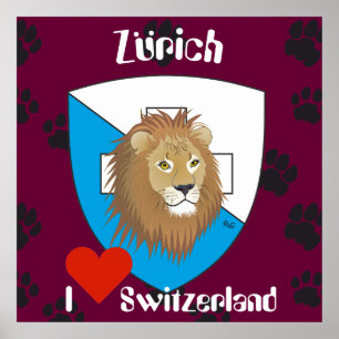 Zürich Schweiz Switzerland Poster