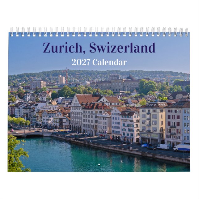 Zurich Switzerland 2027 Calendar (Cover)