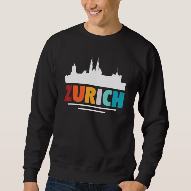 Zurich Switzerland 4 Sweatshirt (Front)