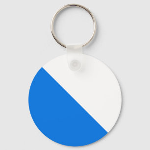 Zürich, Switzerland flag Key Ring