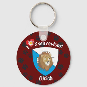 Zurich Switzerland Key Key Ring