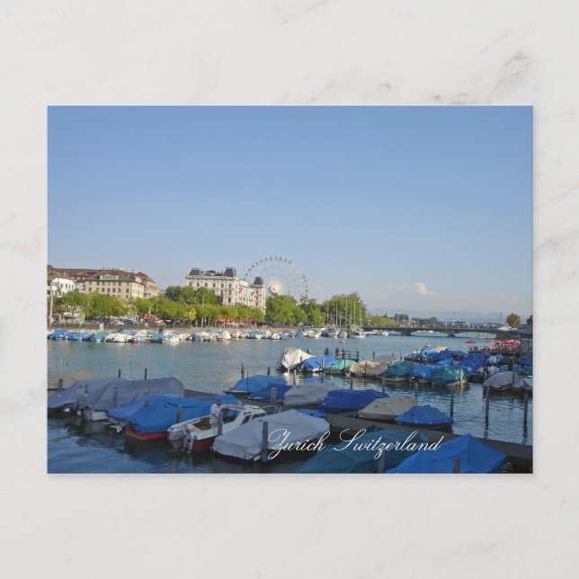 Zurich  Switzerland Postcard (Front)