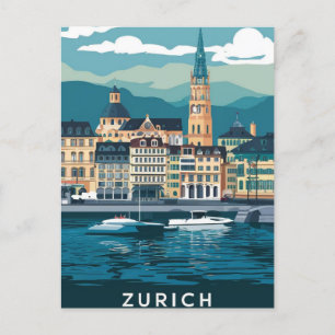Zurich Switzerland  Postcard