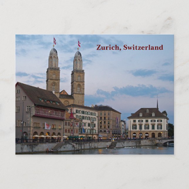 Zurich Switzerland Postcard (Front)