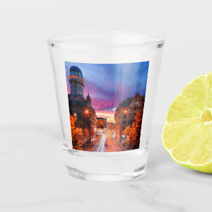 Zurich Switzerland Sunset Shot Glass