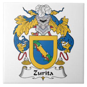 Zurita Family Crest Tile