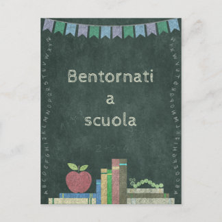 Zurück zur Schule | Bentornati a scuola Postcard
