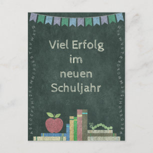 Zurück zur Schule Viel Erfolg im neuen Schuljahr Postcard