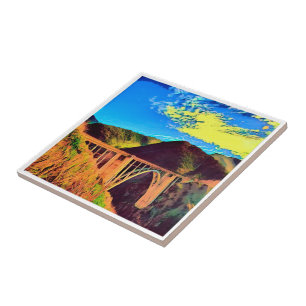 zUS007 BIXBY CREEK Bridge, California, Tile