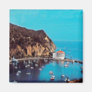 zUS009 SANTA CATALINA ISLAND, California, Fridge  Magnet